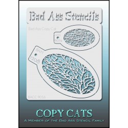 Bad Ass Copy Cat Stencil 9016